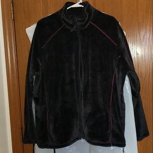 Velour jacket with zipper.  NWOT